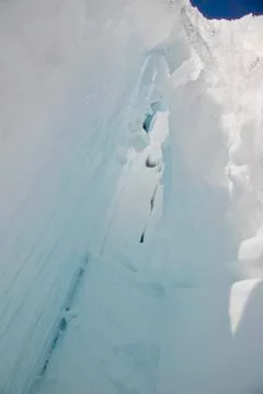 Big snow Crack Stock Photos