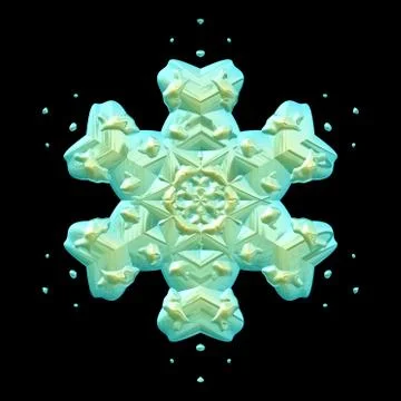Big snowflake Stock Illustration