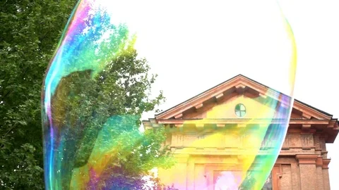 Big soap ball at the park Stock-Footage 89058484