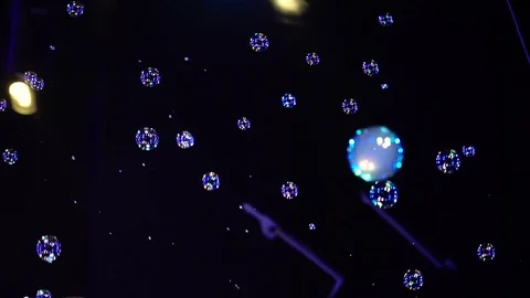 Big soap bubbles Stock Footage 91945784