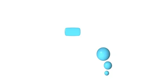 Big Speech Bubble animation Stock Footage 138719851