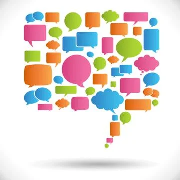 Big Speech Bubble Stock Illustration