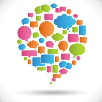 Big Speech Bubble Stock Illustration