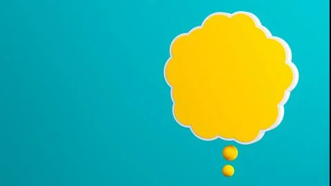 Big speech bubble Stock Illustration