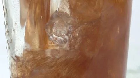 Big splash of cola Stock Footage 124039048