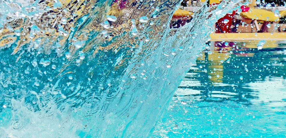 Big splash Foto stock