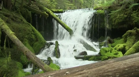 Big Spring Creek Falls 15 Stock Footage 7742154
