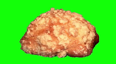 Big sprinkled bun 02 Stock Footage 44484765