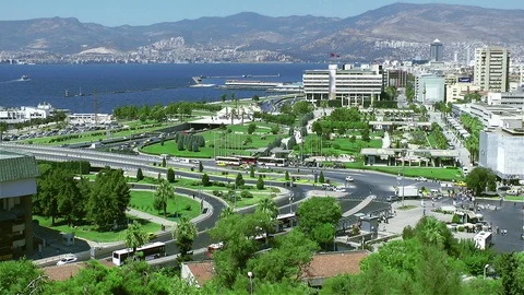 Big square timelapse Stock Footage 86494954