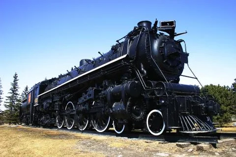 Big steam train Stock Photos