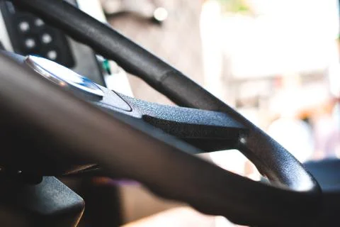 Big steering wheel Stock Photos