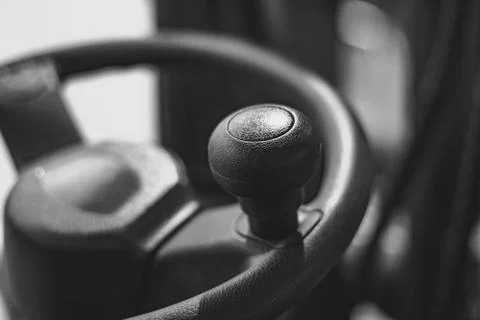 Big steering wheel 库存照片