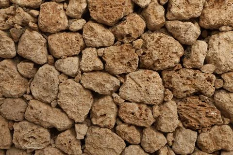 Big stone wall background horizontal image Stock Photos
