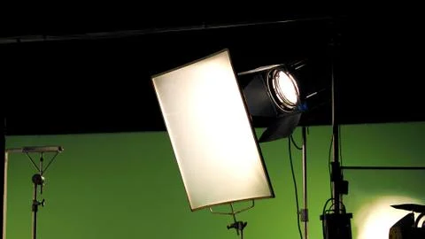 Big studio lighting kit 5000 watt with soft box Stock Photos