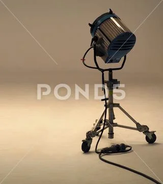 Big studio lights for video movie or film production Stock-Fotos