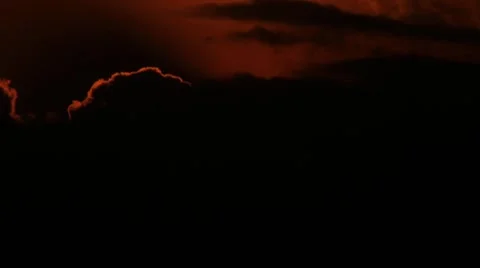 Big Sun (Huge)-following cloud.mp4 Stock Footage 8539848