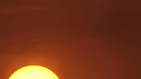 Big sun sunrise Stock-Footage 86426531