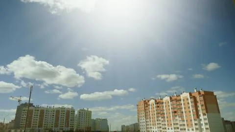 Big sun for us Stock Photos
