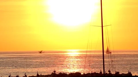 Big sunset Video stock 83470688