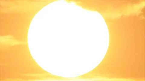 Big sunset sun Stock-Footage 161414497