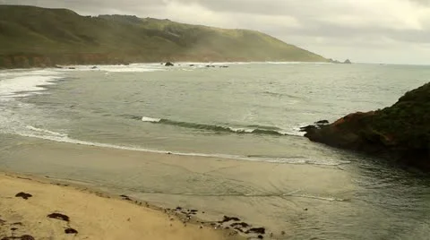 Big Sur Andrew Molera State Park 库存影片 10901147