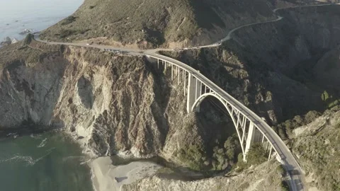 BIG SUR BIXBY BRIDGE DRONE 2 Stock Footage 231254847