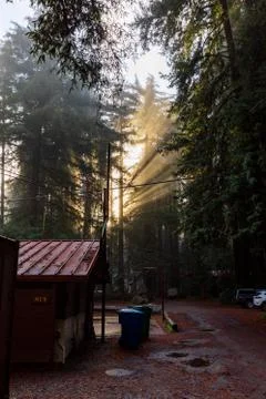 Big Sur Campgrounds Foto stock
