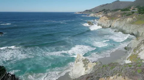 Big Sur Coast &amp; Beach 스톡 동영상 57927286