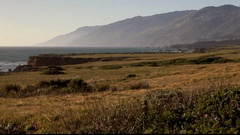 Big Sur Coast Mts Stock Footage 104589470