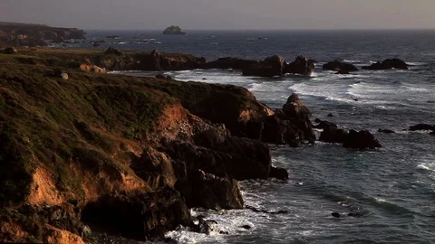 Big Sur Coast At Sunset 2 Stock Footage 104589732