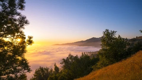Big Sur - Coast Sunset - Timelapse - Ultra High Def Stock Footage 101451100