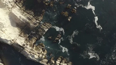 BIG SUR COAST WAVES ON ROCKS 2 Stock Footage 231255311