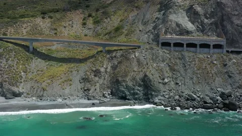 Big Sur, State Route 1 Vídeos de archivo 133764858