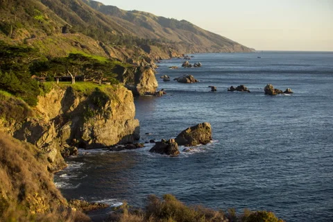 Big Sur Sunset Timelapse Vidéo 45675328