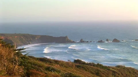 Big Sur Wide Stock Footage 162133856