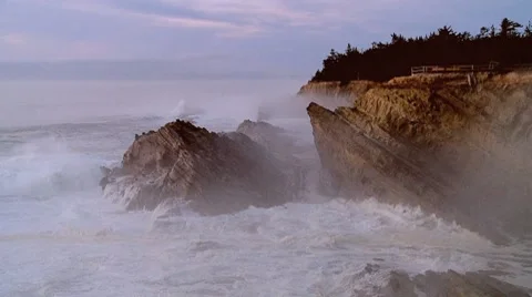 Big Surf Stock Footage 8689701