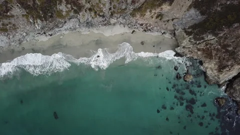 Big Sur's Hidden Beaches only seen throu... | Stock Video | Pond5