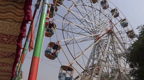 Big swing/Giant wheels 스톡 동영상 43912527