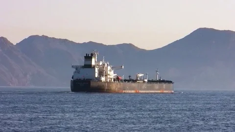 Big tanker vessel sailing. Stock Footage 114200176