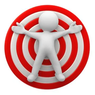 Big target Stock Illustration