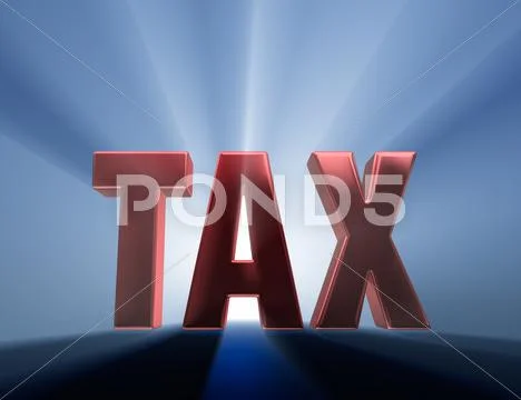Big tax Stock Illustration