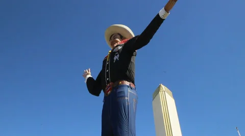 Big Tex at the State Fair of Texas Video stock 68476787