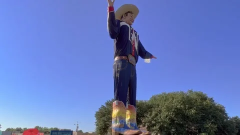 Big Tex At Texas State Fair Stock Footage 256672942