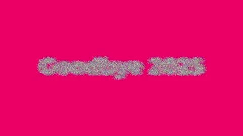 Big Text Goodbye 2025 Created with Many Small Dots Grouping to Form Words on Stock Footage 308737851