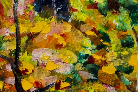 Big texture leaves, tree branches Close up fragment Illustrazione stock