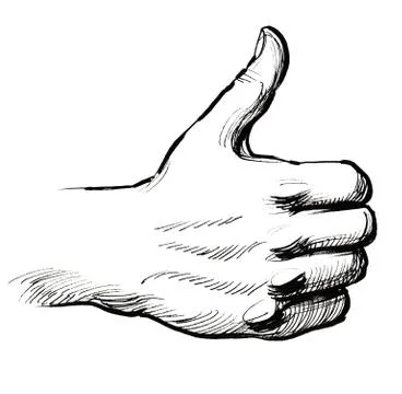 Big thumb Stock Illustration