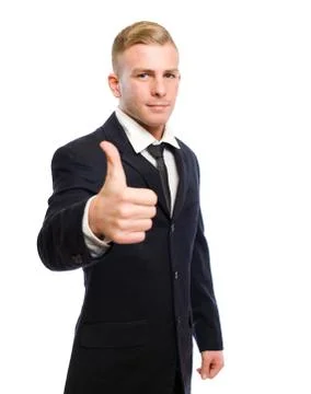 Big thumbs up! Stock Photos