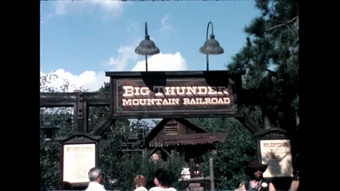 Big Thunder Railroad Stock Footage 276289743