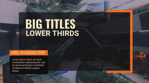 Big Titles Corporate Stock After Effects