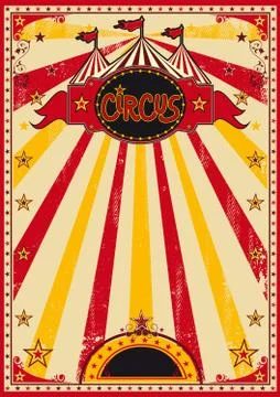 Big top fun poster Stockillustratie